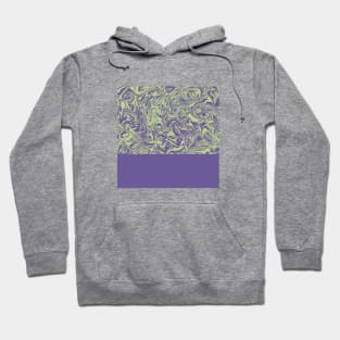 Liquid Swirl - Lettuce Green and Ultra Violet Hoodie